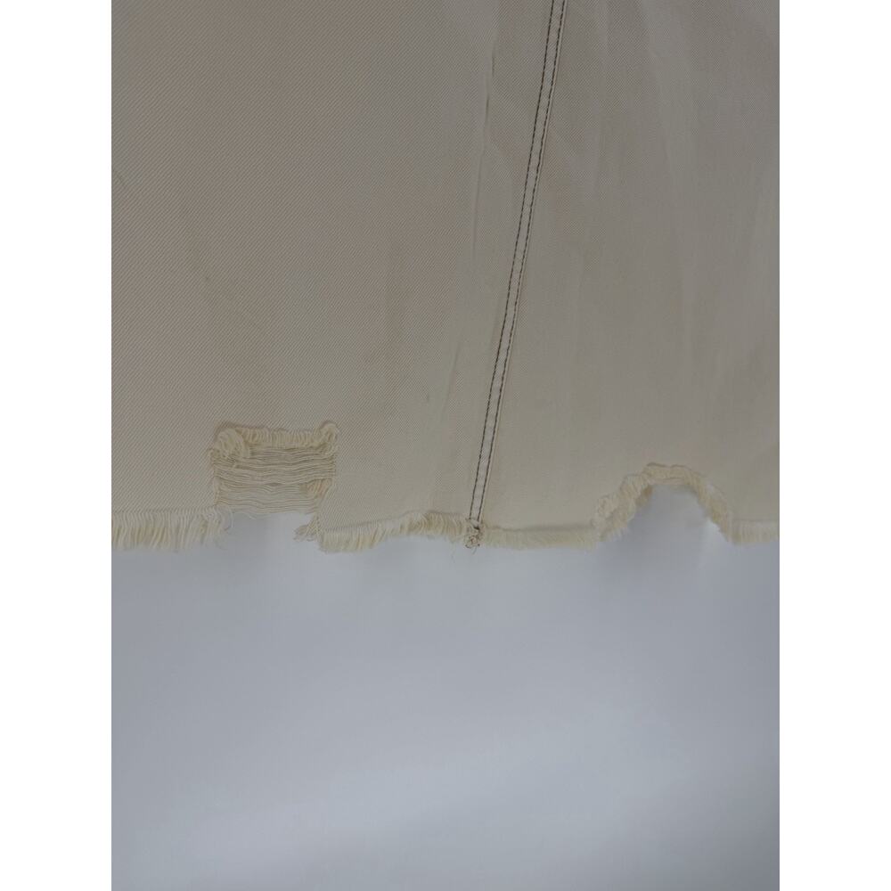 We the Free People Come As You Are Denim Maxi Skirt Wisp Cream Size 26 - Picture 8 of 11